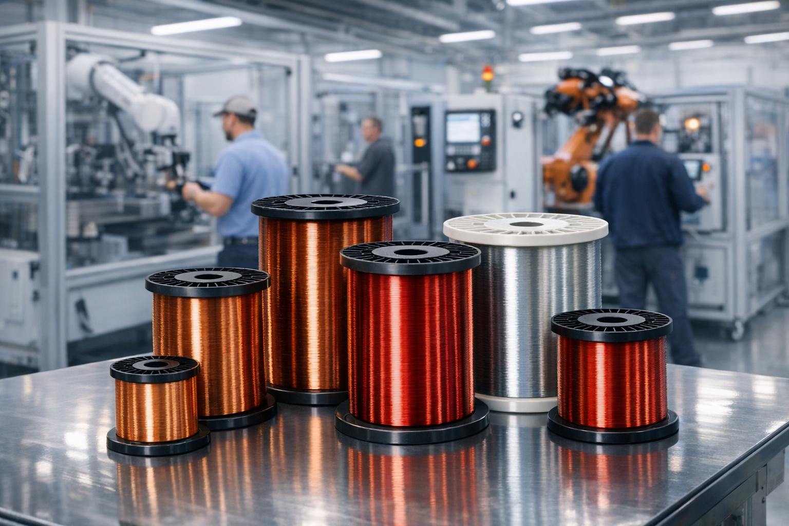 多轴漆包电磁绕线线圈